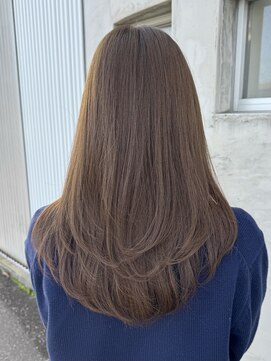 ラプトヘア(Rapt．HAIR) 髪質改善で艶っと！レイヤー×オリーブベージュ！◎