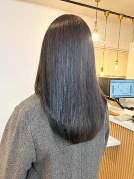 ミルヘアデザイン(mil hair design) ボブ　ミルクティーベージュ　艶髪　髪質改善カラー　ショート
