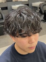 ビカムメンズヘアー 栄店(become men's hair)&nbsp;無造作なのに収まるシャドウパーマ