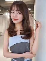 アンジェリカラボ(ANGELICA LABO)&nbsp;ANGELICA 前髪カット 透明感カラー レイヤーカット