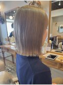 【Anree】切りっぱなしボブ×ハイトーン*