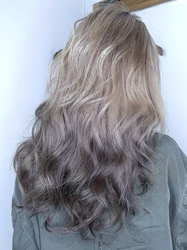 ブレイズヘアー(BLAZEhair) 【バイカラー】ミルクティ×チョコレートブラウン×ブリーチ２回