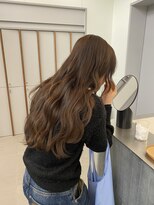 ローレンアオ(LOREN AO)&nbsp;レイヤーカット/オリーブベージュ/オリーブカラー/波巻/矢場町