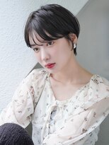 ハウスアンドヘアーワークス(House&Hair works) 前髪長め 大人小顔ショート 30代40代50代 藤沢