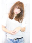 NORA【ERI】小顔似合せカットナチュラルくせ毛風ドレープカール