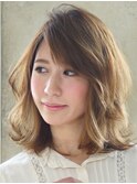 ゆるめカールのミディアム