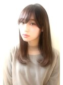 髪質改善ストレートでワンカールスタイル