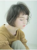外国人風クールボブヘア