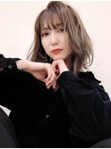 カジュアルウェーブ_ココアブラウンフリンジウェーブ_7271