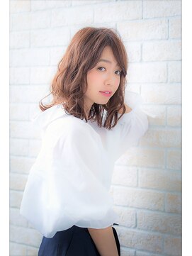 ソア 武蔵小杉(SOAR) オリーブカラー&ハイライトカラーの小顔セミウェットウェーブ