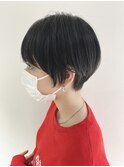 襟足スッキリ丸みショート！　担当　佃