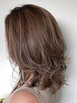 クラップ(Clap by Tetote)&nbsp;【CLAP稲越】大人女子ペールベージュ　レイヤーカット