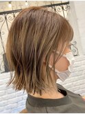 【 beige Bob 】