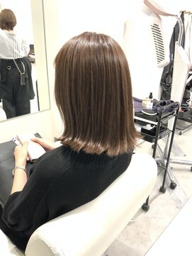 アフロディーテ 銀座(APHRODITE GINZA) くびれヘア/アプリコットオレンジ/ハイライト/縮毛矯正/銀座