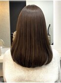 アディクシー×ブラウンベージュ×セミロング【大分/坂ノ市】