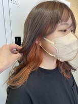 トゥーリ 藤崎店(tuuli)&nbsp;tuuli藤崎、オレンジインナーカラー