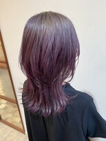 ネオリーブギンザ 銀座店(Neolive GINZA)&nbsp;ウルフカット　ブリーチ　ラベンダーカラー