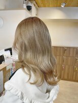 アンククロス 表参道(ANKH CROSS)&nbsp;ブリーチ2回ハニーベージュ