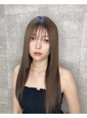 潤艶ストレートヘア×シースルー