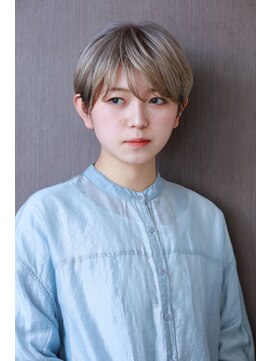 ヘアドゥ 千葉中央店(hair do) ホワイトベージュショート