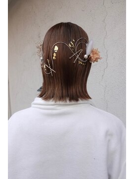 シェミール(CHEMIR) 卒業式ヘアセット×ボブヘアアレンジ【四日市】