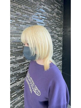 ヘアーアトリエ ラフェル(hair atelier Rafel) くびれミディアムウルフ　抜きっぱなし
