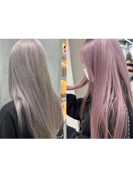お手入れしやすいカットで《誰もが憧れるハイトーンカラー×ロング》が叶う◎[町田/町田駅/町田カラー]