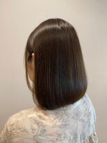 ニシオギ ヴォイス 西荻窪店(nishiogi voice) 大人かわいい丸みボブ うる艶綺麗な髪質改善ヘア