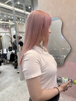 ロンド レア 天神大名店(Lond Le’a) デザインカラー/レイヤーカット/ウェットヘア/オリーブベージュ