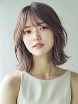 アルトリスト(Altruist Aging×HAIR&SPA)&nbsp;★ダークアッシュ大人ガーリーボブ着物ミディアムレイヤーカット