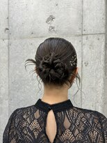 プリンシペ(PRINCIPE)&nbsp;縮毛矯正後に結婚式お呼ばれヘアアレンジ♪