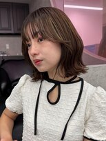 ロンドワン 三宮元町(Lond one)&nbsp;くびれボブ/グレージュ