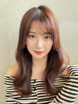 アグ ヘアー シブヤ(Agu hair SHIBUYA) 《Agu hair》春色ミディアムヘア×numberA.ケアオイルスリーク