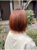 【イエベ】ブリーチなしオレンジベージュ