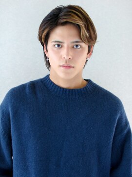 ヘアサロン ガリカ 表参道(hair salon Gallica) メンズツーブロック七三アップバング