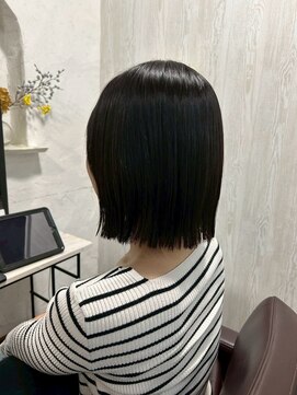 コルテ 倉敷西坂店(CoRte.) 切りっぱなしボブ/簡単スタイリング/ナチュラルヘア/小顔カット