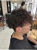 ツイストスパイラルパーマ　縦落ちスパイラル　縦落ちパーマ