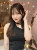 ＊レイヤーカット×ショコラアッシュ【新宿/韓国ヘア/小顔ヘア】