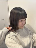 切りっぱなしボブ
