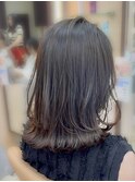 ミディアムゆる巻き