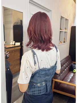 ステア メゾン(stir maison) 秋冬おすすめツヤ感ワインレッド/RENA