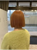 ケアブリーチダブルカラーオレンジカラー