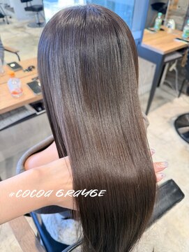 アイヴィ 表参道(IVY) 透明感カラーココアグレージュ チャコールグレー 【肥田亜沙美】