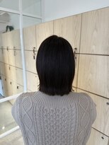 アドラーブル 万代店 (adorable)&nbsp;20代30代冬カラー◎イヤリングカラー×外ハネボブ透明感