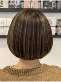 三鷹ショートボブくびれショートイルミナカラー顔周りレイヤー