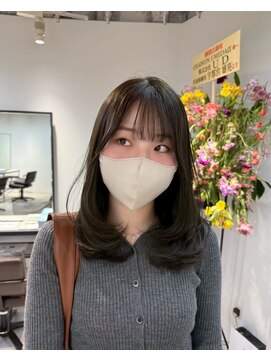 ザシェノンウメダ(THA CHAINON UMEDA) 着物ヘア/大人ガーリー/ダークアッシュ/似合わせカット/心斎橋