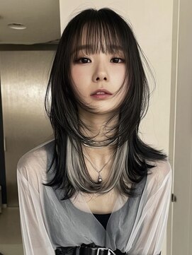 ネハス 名古屋栄店(nehus.) ウルフカット/レイヤーカット/ブリーチなしカラー/カット