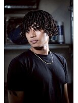 チルチェア 横浜(CHILL CHAIR) コイルカーリーパーマ×ツーブロック <横浜駅/バーバー/理容室>