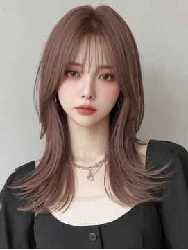 サロンドアイ(salon de i) ナチュラルロングレイヤー × シアーブラウン