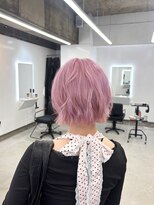 ルーツ 浅草店(roots)&nbsp;ペールピンクカラー 透明感カラー/レイヤーカット/20代/30代